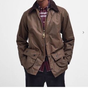 Barbour Olive Military Field Jacket
